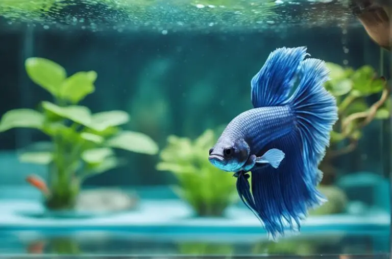 how long can a betta fish go without water change